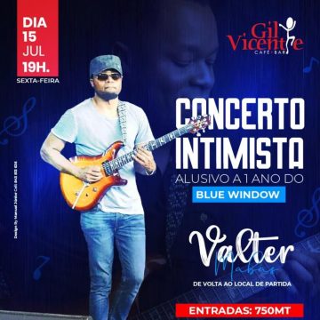 “Blue Window” de Valter Mabas no Gil Vicente Café Bar