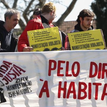 Protestos pelo direito à habitação em Lisboa degeneram em confrontos