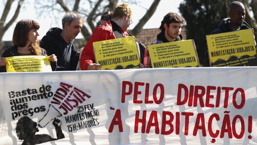 Protestos pelo direito à habitação em Lisboa degeneram em confrontos