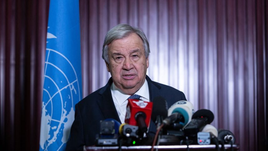 António Guterres volta a apelar “solução pacífica” para crise em Moçambique