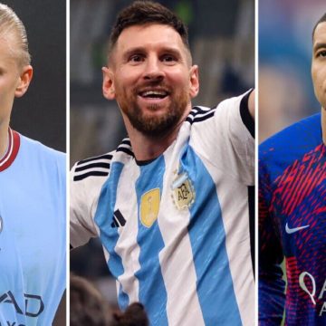 Messi, Haaland e Mbappé são os três finalistas ao prémio The Best da FIFA