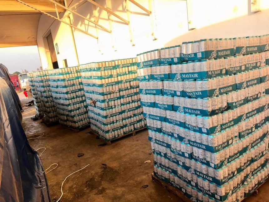 Apreendidas caixas de bebidas alcoólicas na rota do contrabando avaliadas em mais de 1 milhão de meticais