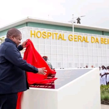 Nyusi inaugura Hospital Geral da Beira avaliado em 1.9 mil milhões de meticais