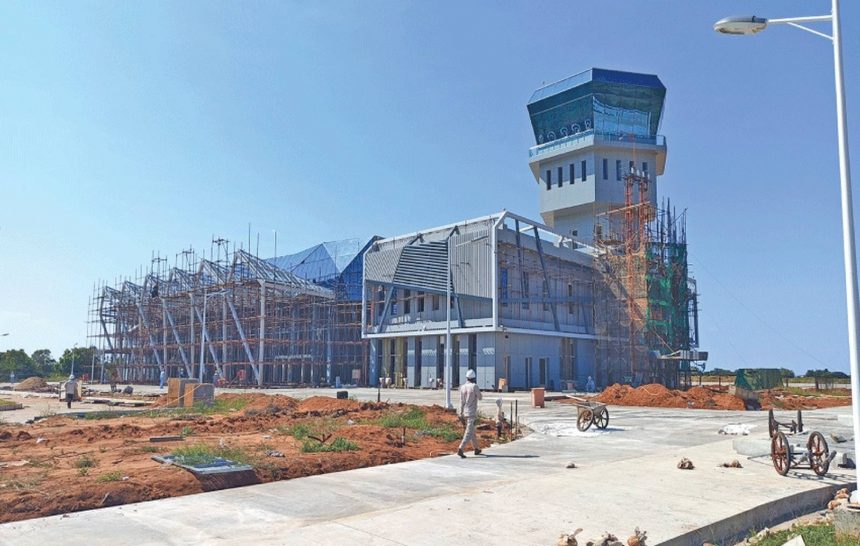 Obras de construção do Aeroporto de Chongoene executadas em 80%