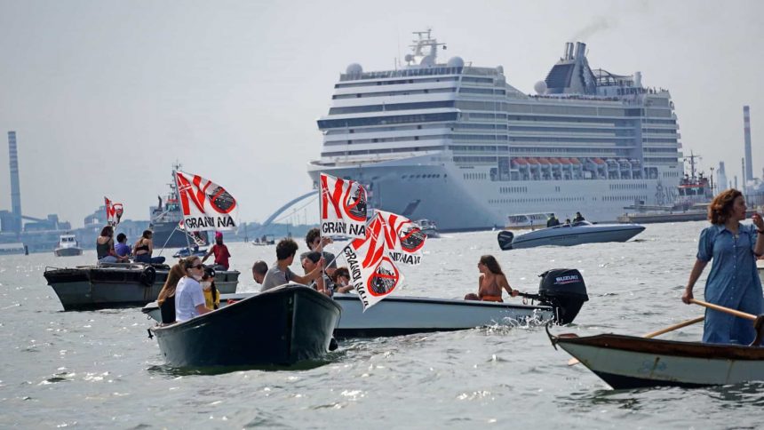 Veneza deixa de receber navios de cruzeiro a partir de Agosto