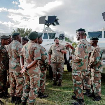 África do Sul faz rotação de soldados que integram a Missão da SADC em Cabo Delgado