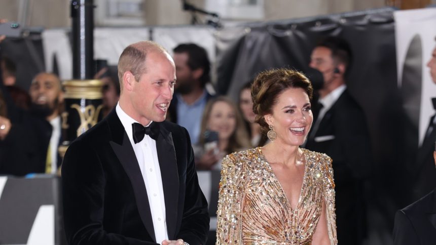 Kate Middleton brilha na estreia do 25.º filme de James Bond, “No Time To Die”