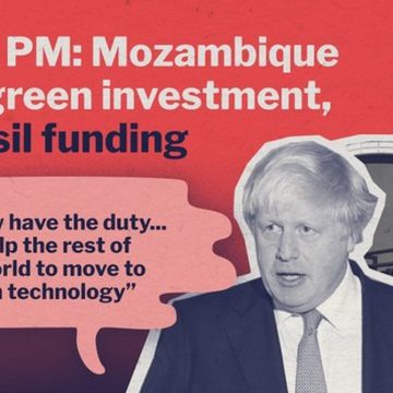 “Moçambique precisa de investimento verde, não de financiamento de combustíveis fósseis”