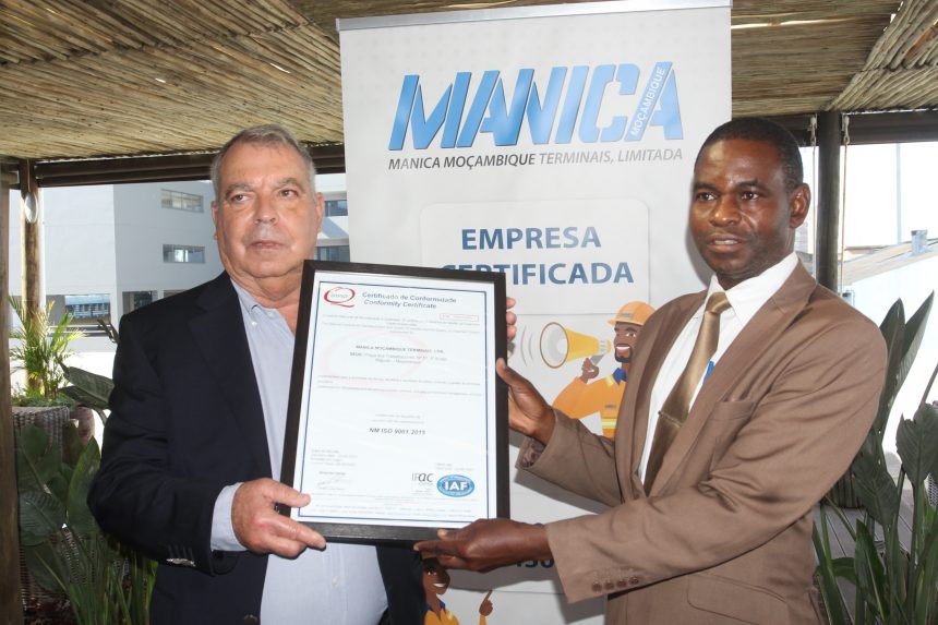 Manica recebe certificado do ISO 9001-2015