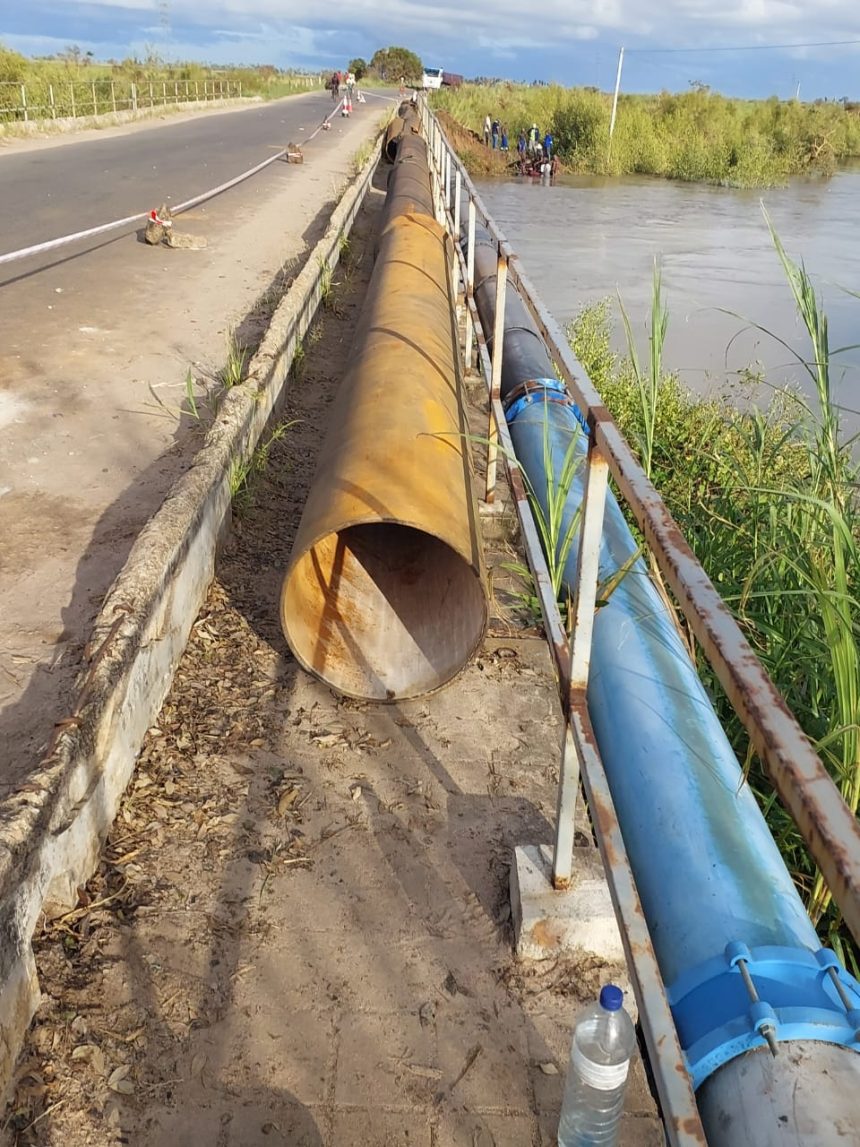 Quelimane: trabalhos de reparação da linha de transporte de água poderá ser concluído hoje