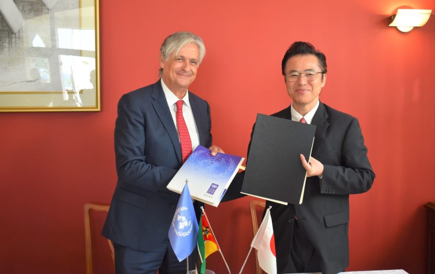 PNUD e Japão Assinam Acordo do Projecto de Reabilitação de Infra-estrutura em Cabo Delgado