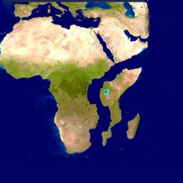 África está a dividir-se em dois continentes, entre Moçambique e Ásia