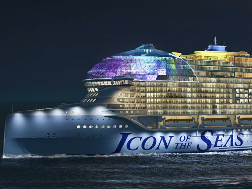 Maior navio do mundo, “Icon of the Seas” fará primeira viagem em Janeiro