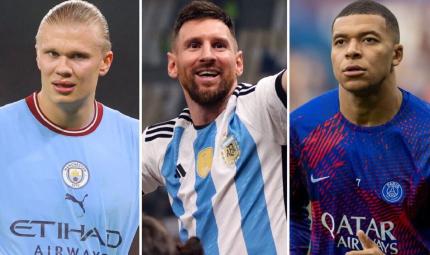 Messi, Haaland e Mbappé são os três finalistas ao prémio The Best da FIFA