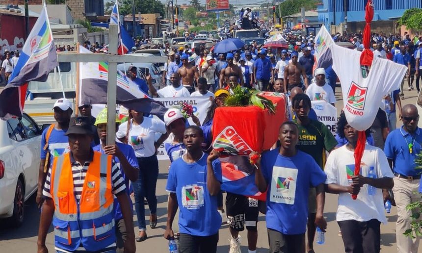 Venâncio Mondlane anuncia a última Mega Marcha de 2023, e fala de um Estado legalmente esgotado