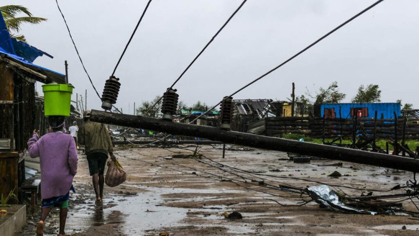 Ciclone Dikeledi deixa distritos sem electricidade