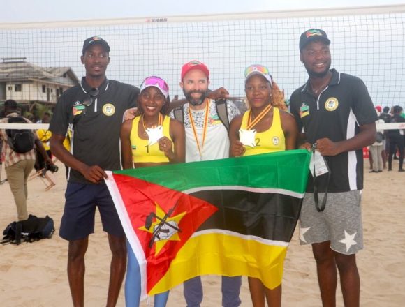 Voleibol de praia: Vanessa Muianga e Ana Paula conquistam prata nos Jogos Africanos de Acra 2023