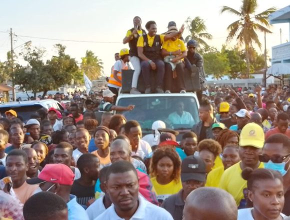 Venâncio Mondlane promete governação inclusiva ao eleitorado da Zambézia