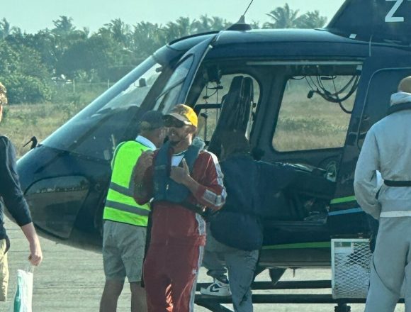 Lewis Hamilton está de férias em Bazaruto, Inhambane