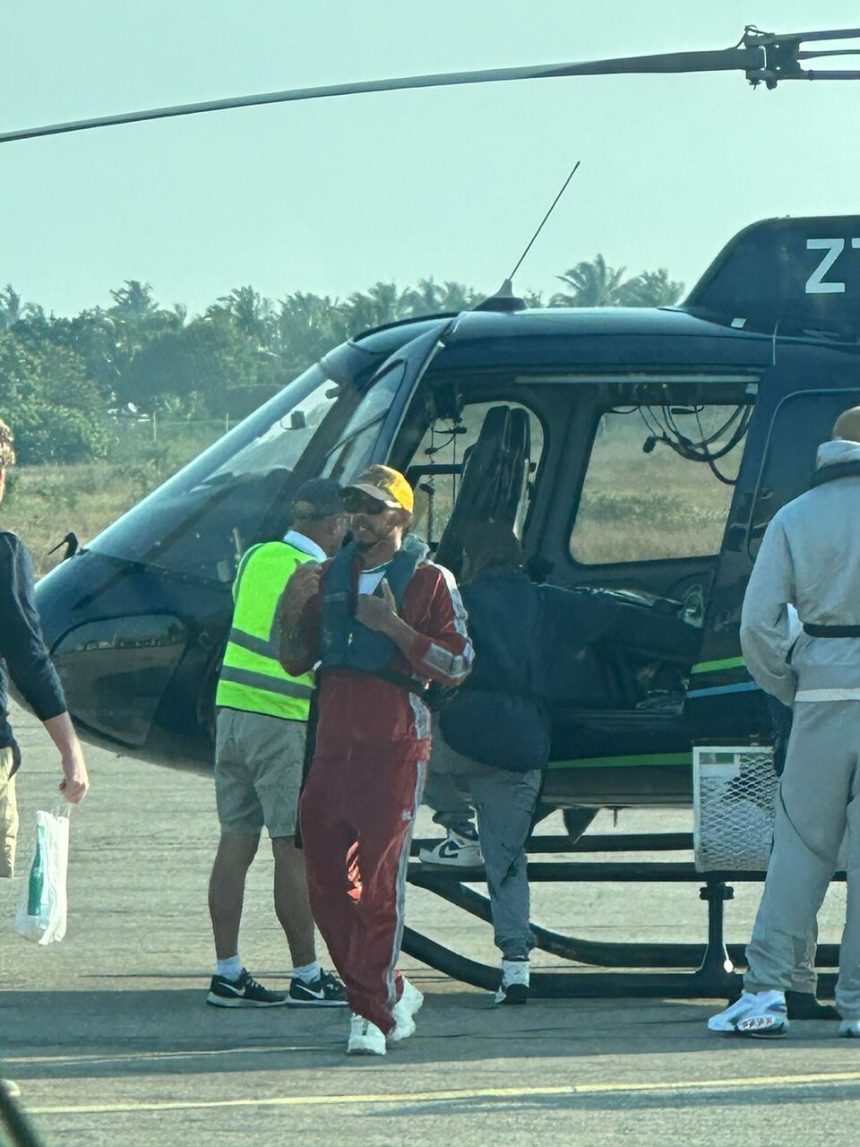 Lewis Hamilton está de férias em Bazaruto, Inhambane