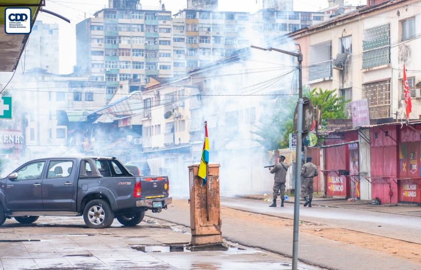 Recém-nascida em estado crítico depois de inalar gás lacrimogénio