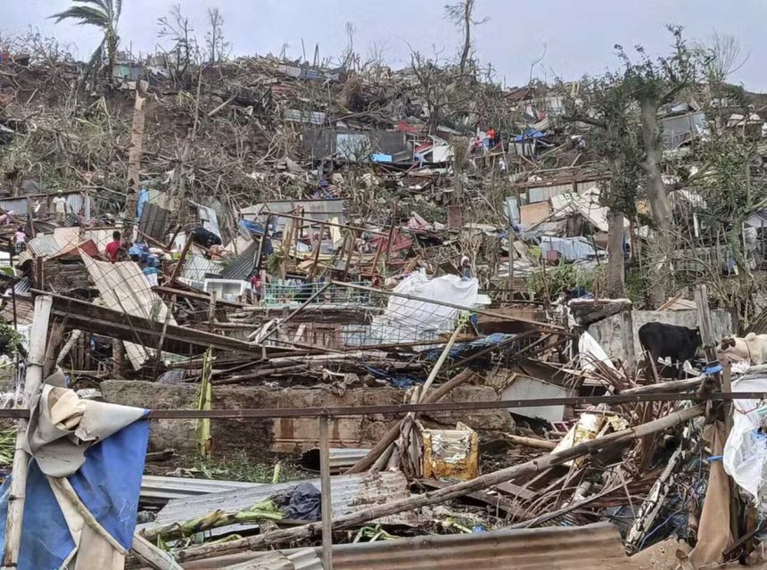 Ciclone Chido fez 14 mortos em Mayotte, mas autoridades estimam centenas de vítimas mortais