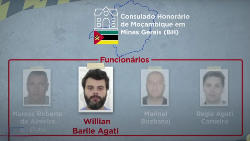 Dinheiro em jogo: Funcionários do consulado de Moçambique no Brasil pretendiam frustrar extradição de traficante de droga