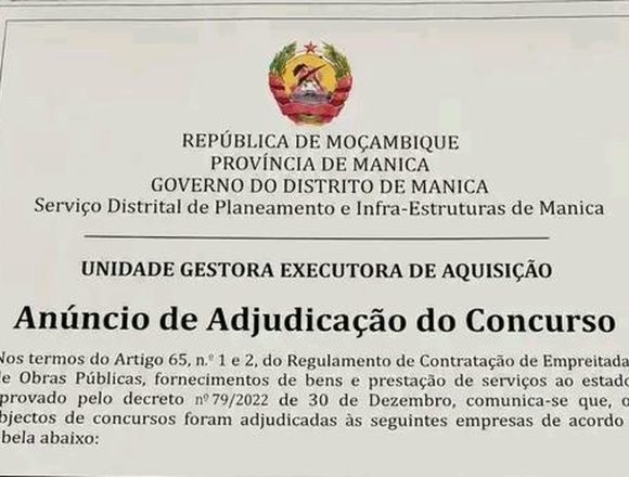 Concurso público suspeito Gabinete de Combate à Corrupção exige anulação de concursos de 17 milhões de meticais em Manica